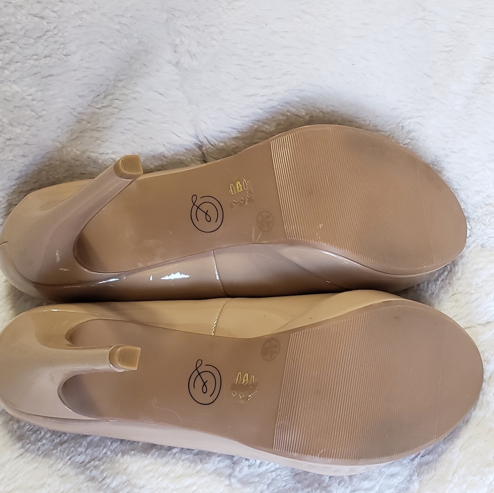 Chinese Laundry Nude Peep-toe Heels Size 8.5 - Picture 3 of 8